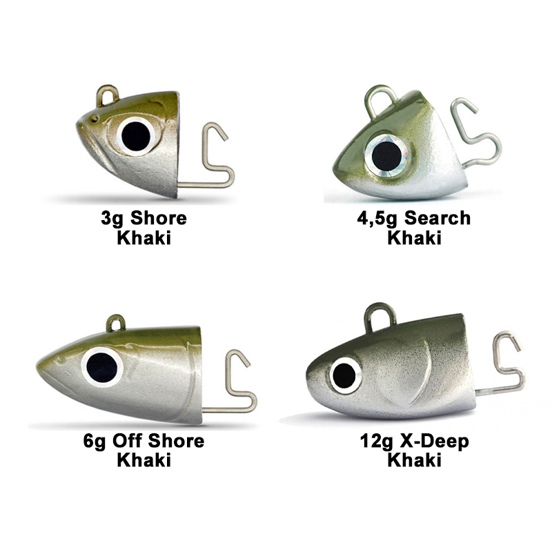 Fiiish Black Minnow Jig Heads No1 70mm Fiiish Black Minnow Jig Heads No1 70mm