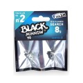 Fiiish Black Minnow Jig Heads No2 90mm Fiiish Black Minnow Jig Heads No2 90mm