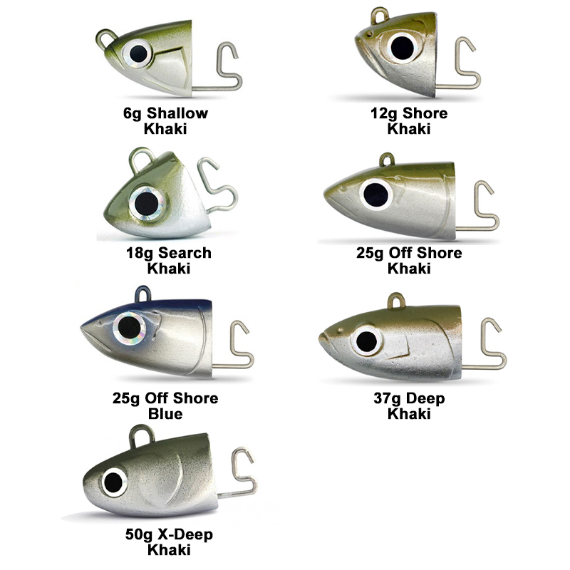 Fiiish Black Minnow Jig Heads No3 120mm Fiiish Black Minnow Jig Heads No3 120mm