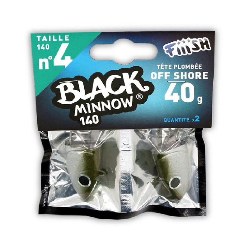 Fiiish Black Minnow Jig Heads No4 140mm Fiiish Black Minnow Jig Heads No4 140mm