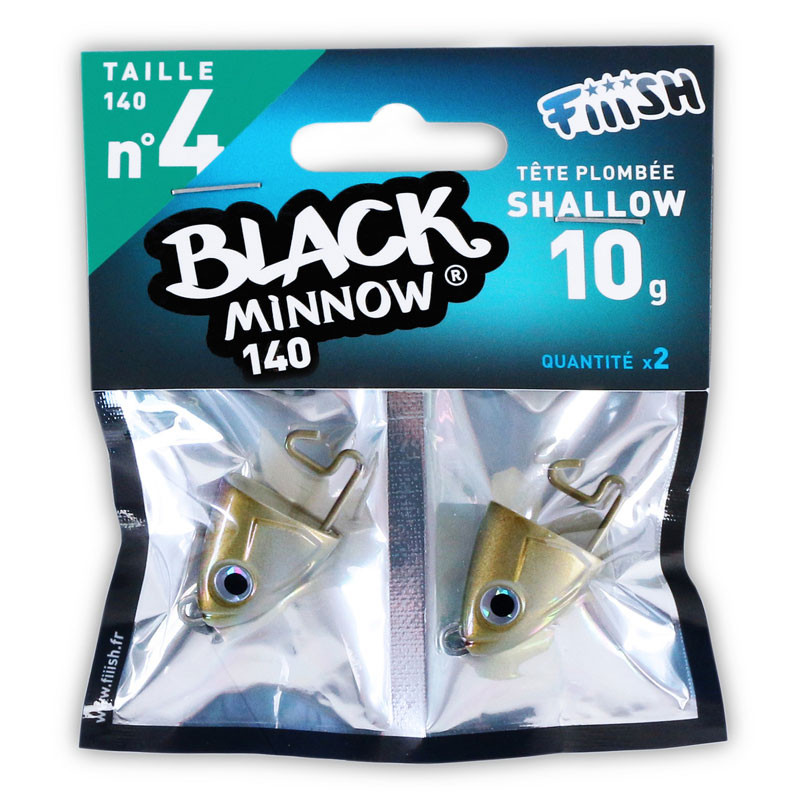 Fiiish Black Minnow Jig Heads No4 140mm Fiiish Black Minnow Jig Heads No4 140mm