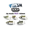 Fiiish Black Minnow Jig Heads No5 160mm Fiiish Black Minnow Jig Heads No5 160mm