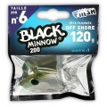 Fiiish Black Minnow Jig Heads No6 200mm
