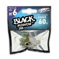 Fiiish Black Minnow Jig Heads No6 200mm