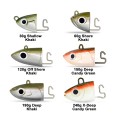 Fiiish Black Minnow Jig Heads No6 200mm