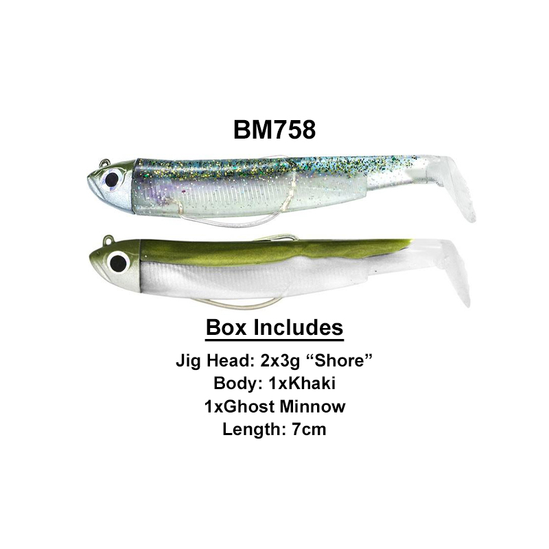 Fiiish Black Minnow Combo No1 70mm Fiiish Black Minnow Combo No1 70mm