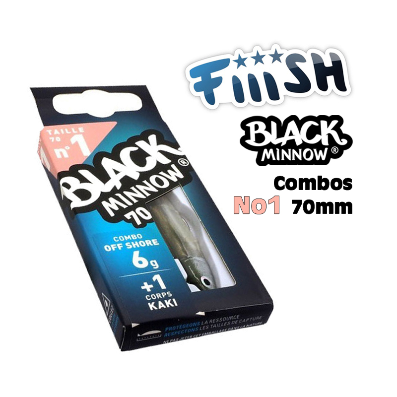 Fiiish Black Minnow Combo No1 70mm Fiiish Black Minnow Combo No1 70mm