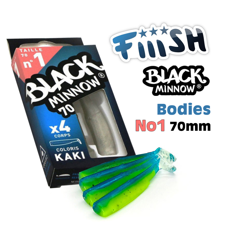 Fiiish Black Minnow Bodies No1 70mm