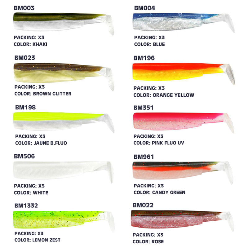 Fiiish Black Minnow Bodies No3 120mm Fiiish Black Minnow Bodies No3 120mm