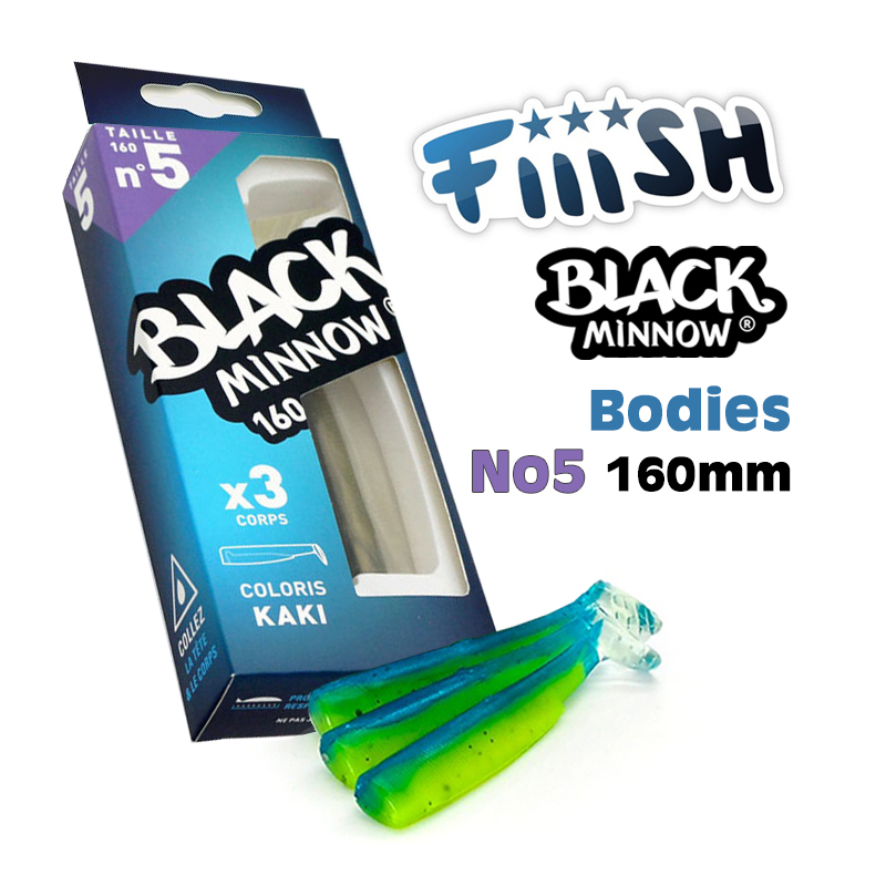 Fiiish Black Minnow Bodies No5 160mm Fiiish Black Minnow Bodies No5 160mm