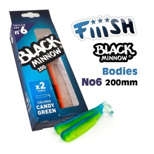 Fiiish Black Minnow Bodies No6 200mm