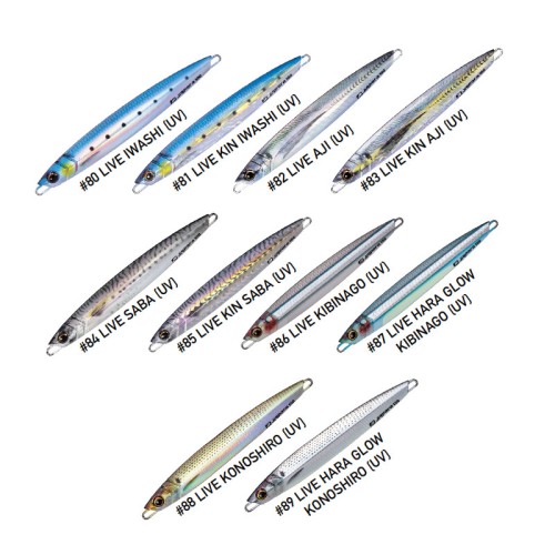 Major Craft Jigpara Vertical Short Live Colors 100g Major Craft Jigpara Vertical Short Live Colors 100g