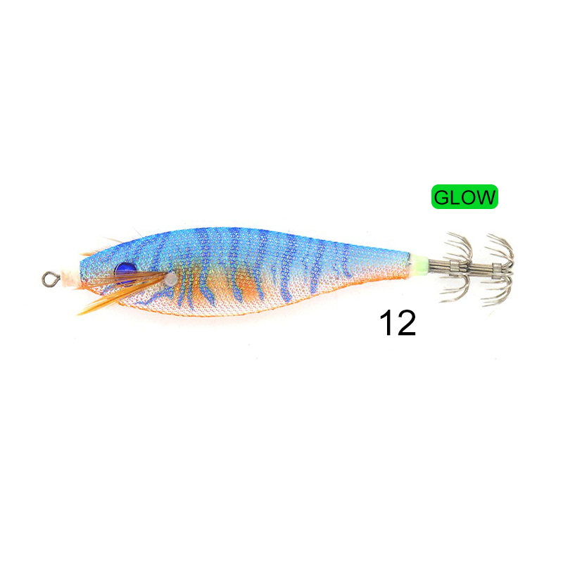 Cinnetic Squid Jig Tiger Glow Cinnetic Squid Jig Tiger Glow
