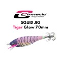 Cinnetic Squid Jig Tiger Glow Cinnetic Squid Jig Tiger Glow