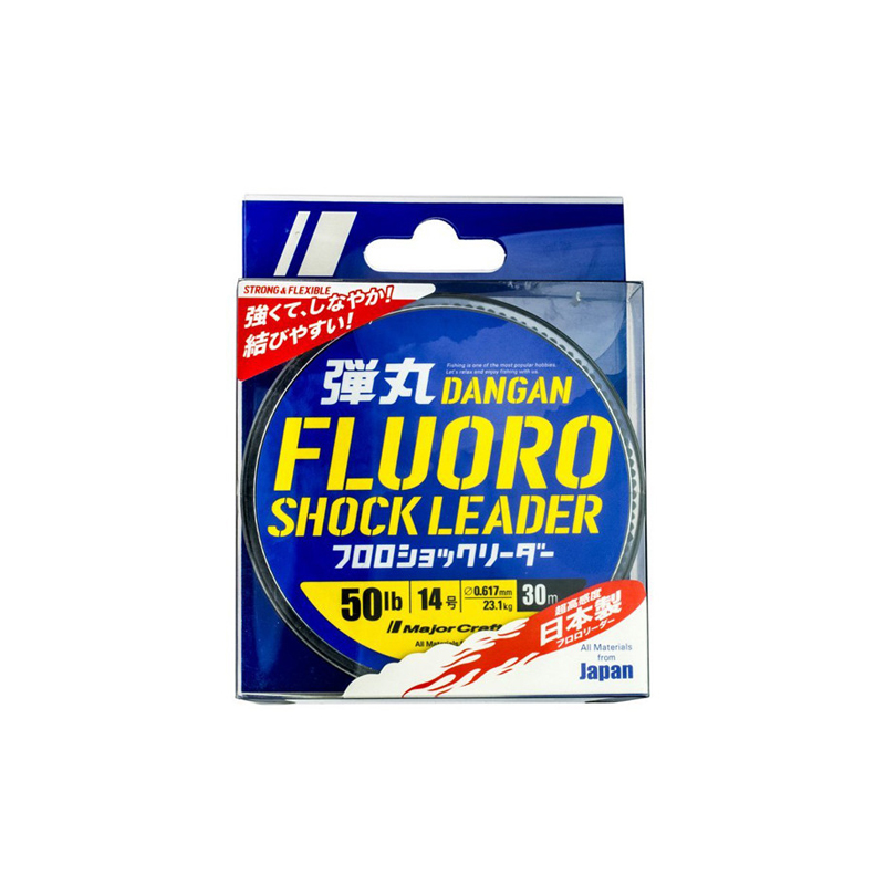 Major Craft Dangan Flurocarbon Leader 30m PE7 - PE14 Major Craft Dangan Flurocarbon Leader 30m PE7 - PE14