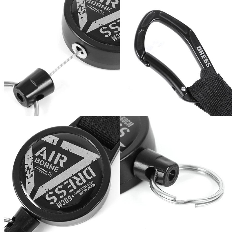 Dress Carabiner Pin-On Reel Dress Carabiner Pin-On Reel