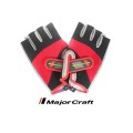 Major Craft Fishing Gloves MCFG-5 Black/Red Major Craft Fishing Gloves MCFG-5 Black/Red