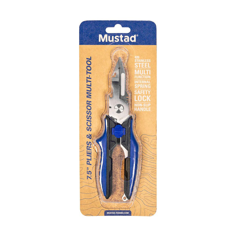 Mustad 7.5" Multi Pliers & Scissors MTP-075-MPS