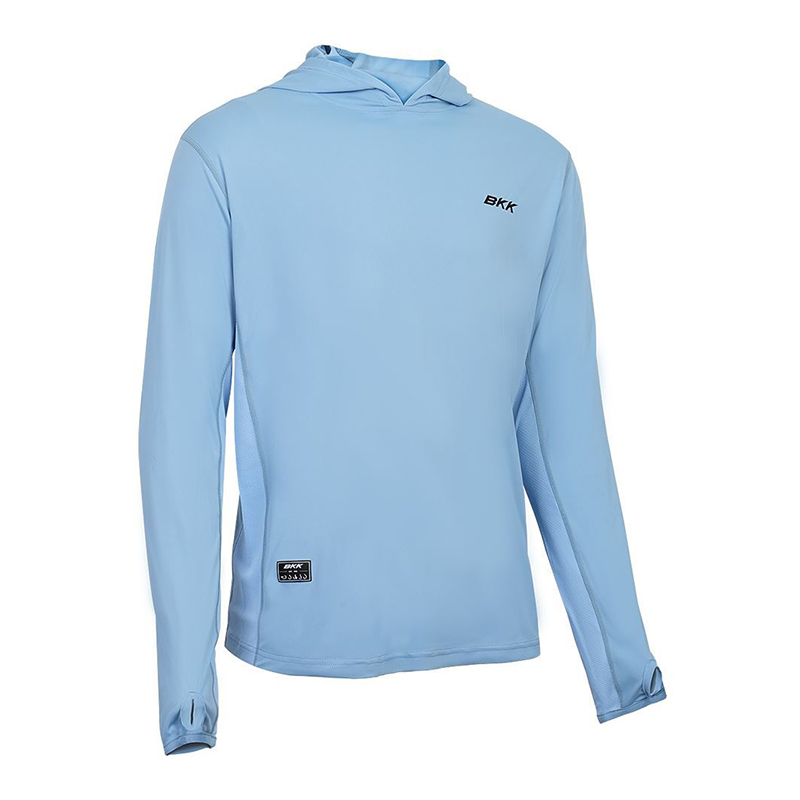 BKK Long Sleeve Performance Shirt Light Blue New (Tuna)