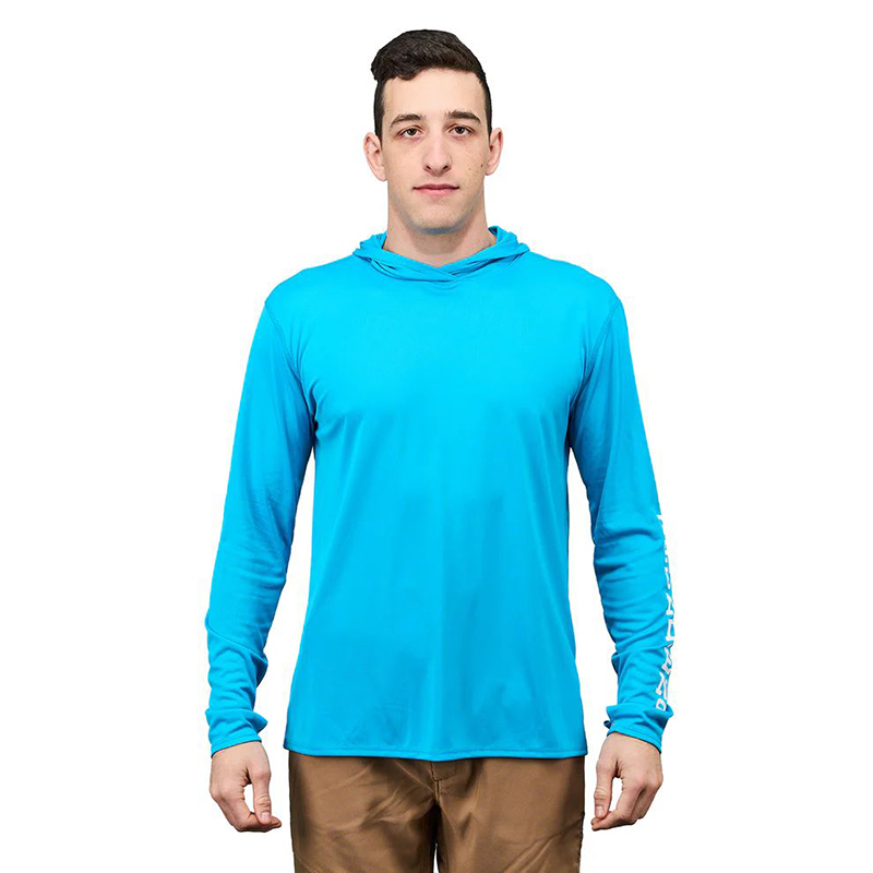 Grundens Tough Sun Hoodie Azure Grundens Tough Sun Hoodie Azure