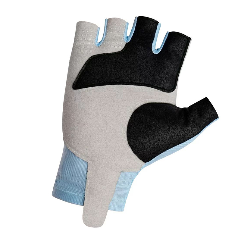 BKK Flamingo Half-Finger Gloves Light Blue