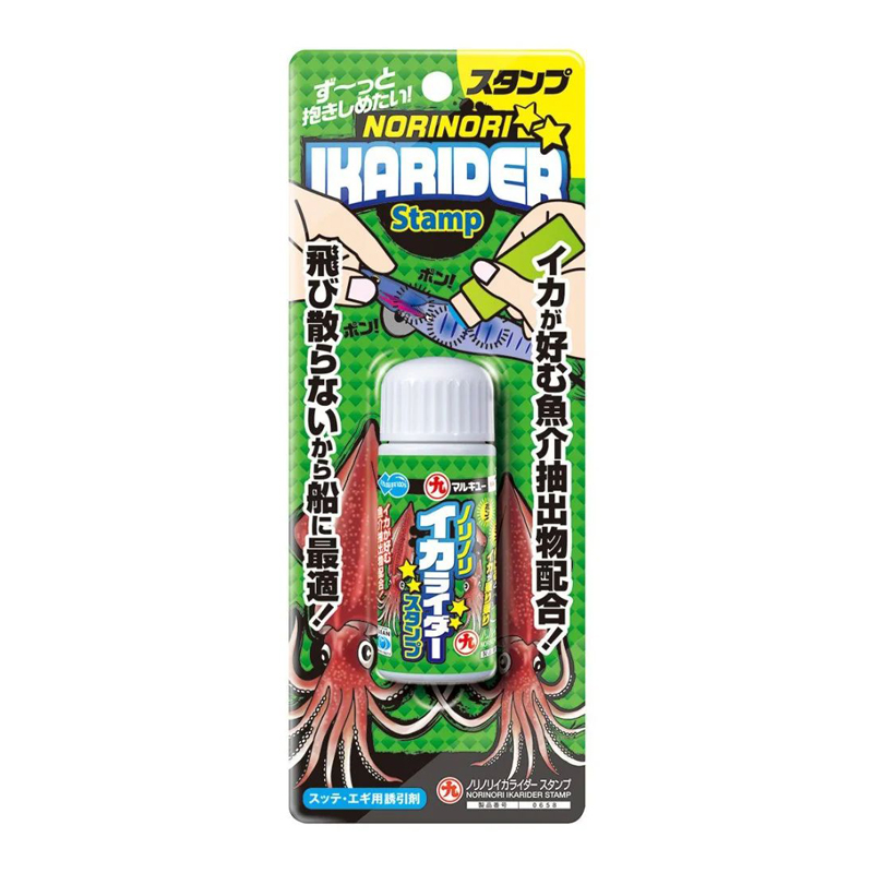 Marukyu Norinori Ika Rider Stamp Marukyu Norinori Ika Rider Stamp