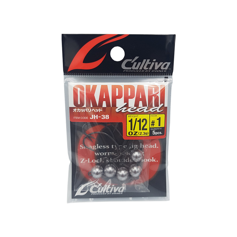 Owner Cultiva Jig Head Okappari JH-38 Owner Cultiva Jig Head Okappari JH-38